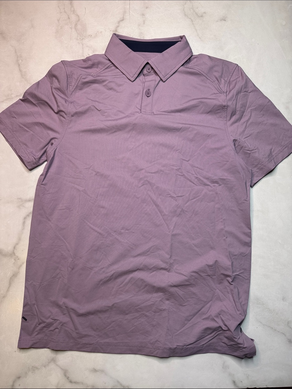 RHÔNE Commuter® Polo - Purple Smoke Oxford Size S
